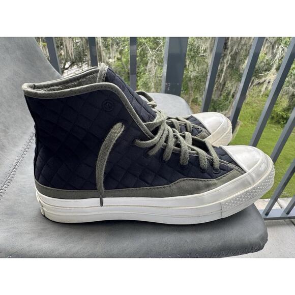 Converse Chuck Taylor Fleece Quilted‎ High Top Sneakers Sz 6.5W 8.5M - Picture 8 of 14